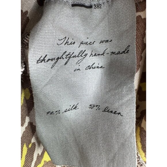 Raquel Allegra Anais Bias Cut Leopard Print Dress Size 1 US Medium - Picture 8 of 10